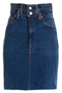 Jupe Cuir Bleu