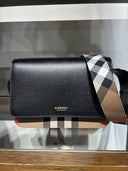 Sac bandoulière House Check noir
