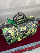 Sac de voyage GG Supreme camouflage vert olive