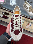 Sneakers basses GG toile bordeaux
