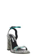 Talons Cuir Multicolore