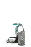 Talons Cuir Multicolore