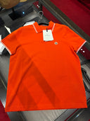 Polo piqué manches courtes à liserés contrastants