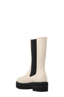 Chaussures Cuir Beige