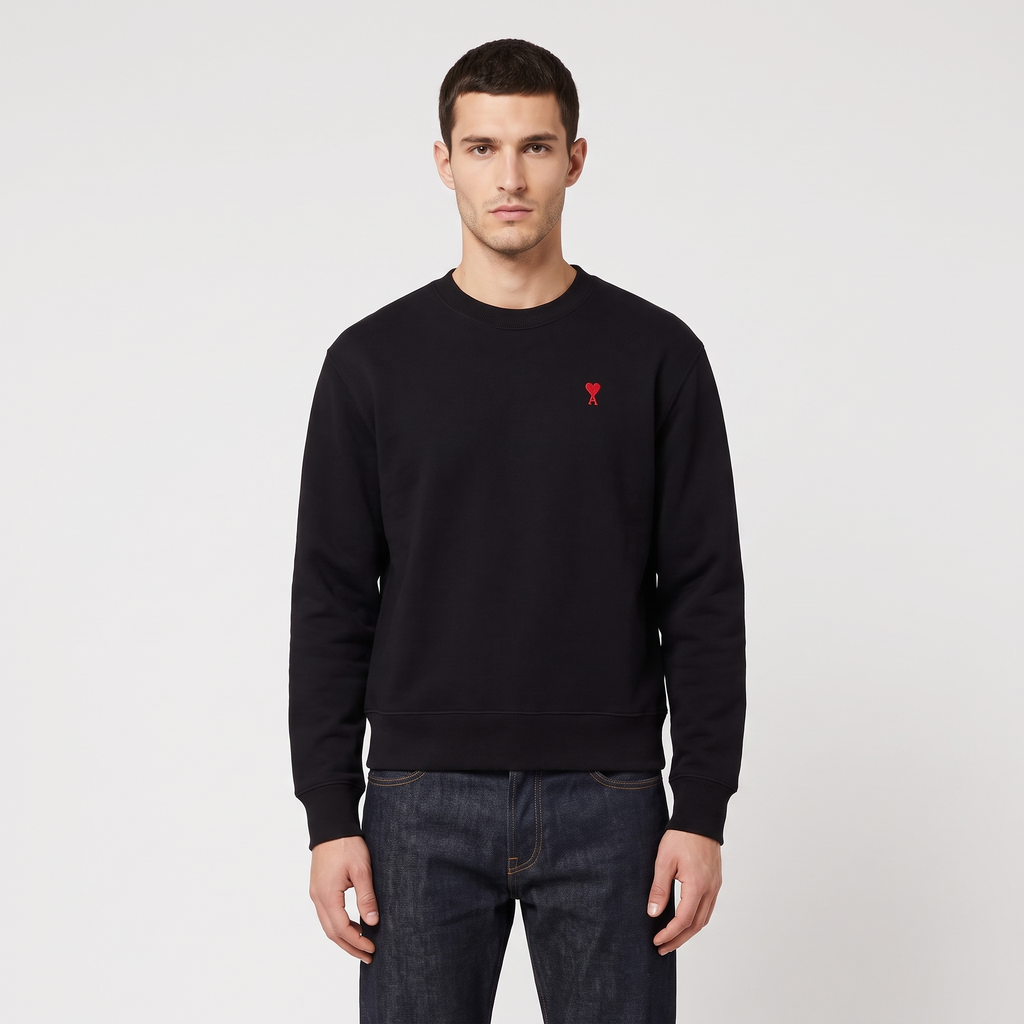 Sweatshirt Ami de Coeur en Coton – porté – face