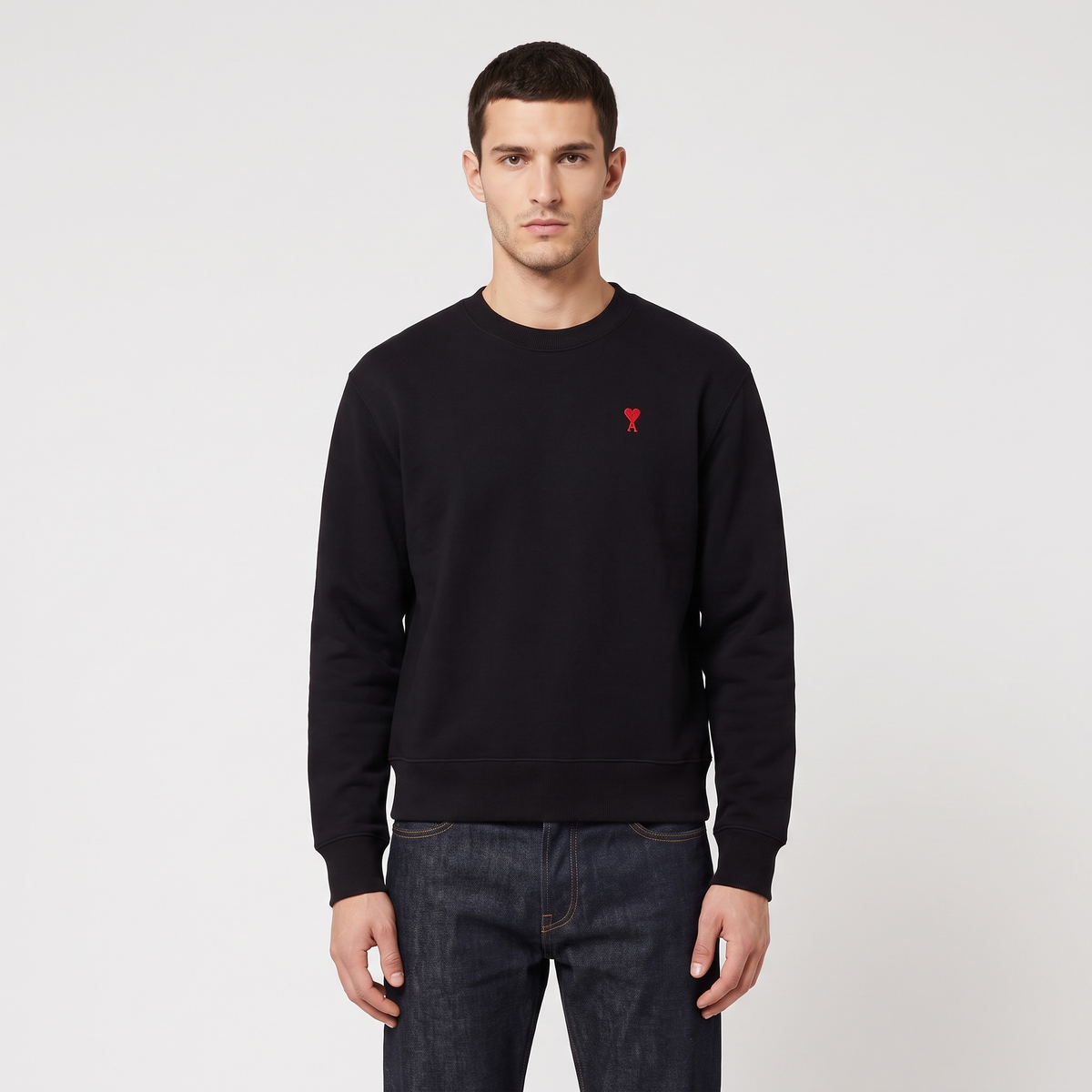 Sweatshirt Ami de Coeur en Coton – porté – face