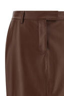 Jupe Cuir Marron