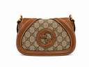 Mini pochette triangulaire GG Blondie camel