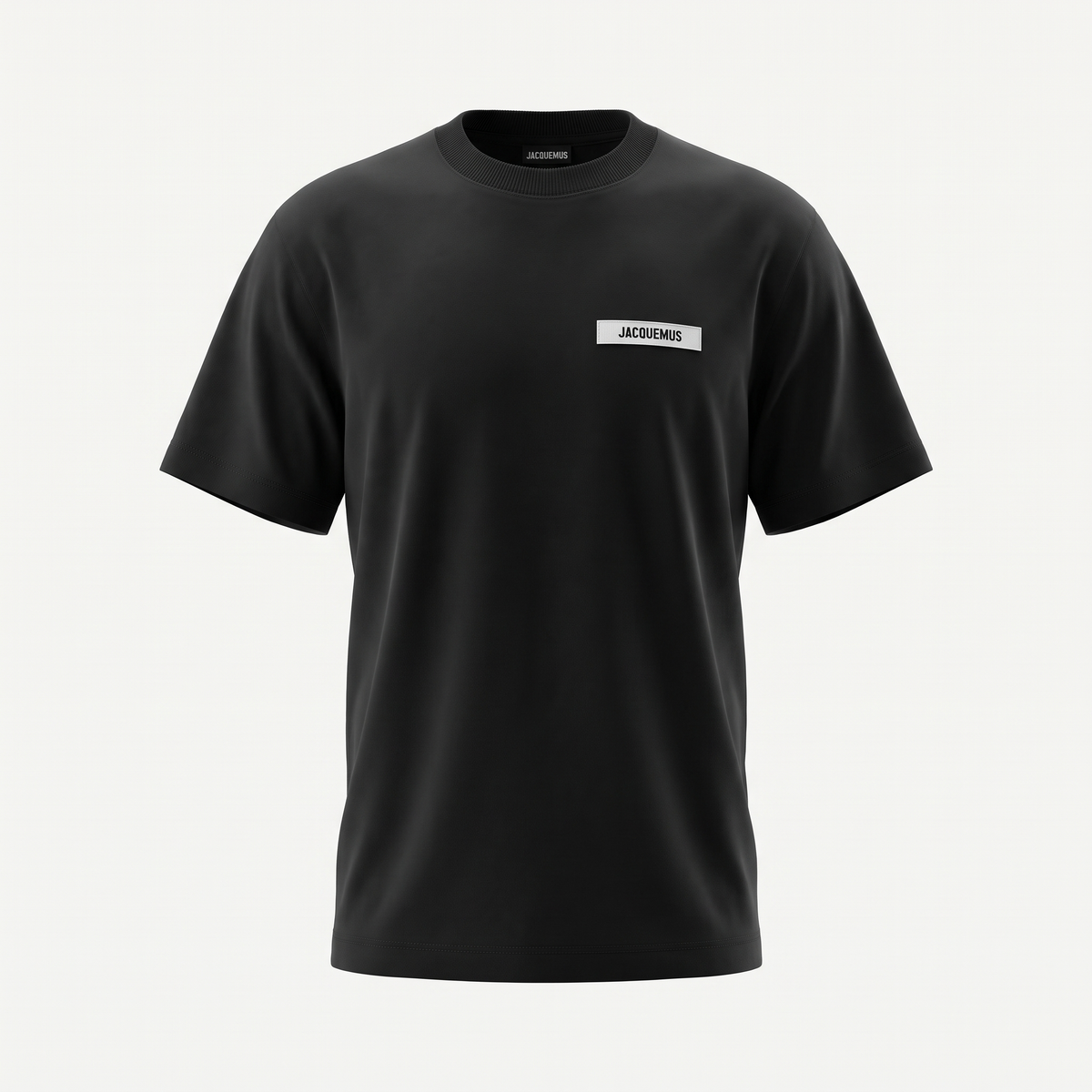 Le t-shirt Gros Grain Jacquemus Black – face