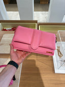 Sac épaule Le Petit Bambimou en cuir rose