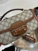 Mini sac Horsebit 1955 GG Supreme beige ebony