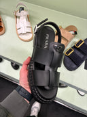 Sandales chunky à brides épaisses noires
