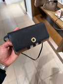 Pochette bandoulière Holly House Check noire