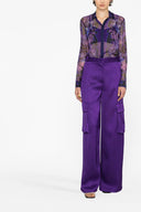 Pantalon Satin Violet