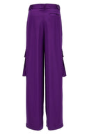 Pantalon Satin Violet