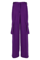 Pantalon Satin Violet
