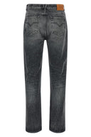 Pantalon Cuir Gris
