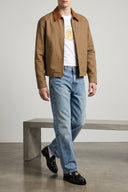 Pantalon Cuir Bleu