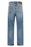 Pantalon Cuir Bleu