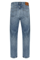 Pantalon Cuir Bleu