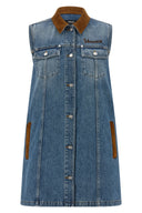 Robe Coton Bleu