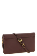 Pochette Cuir Bordeaux