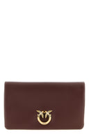 Pochette Cuir Bordeaux