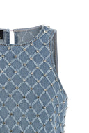 Robe Coton Bleu Clair