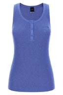 Top Cachemire Bleu