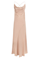 Robe Satin Rouge