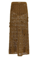 Jupe Coton Marron