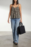 Top Coton Gris