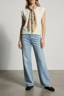 Pantalon Coton Bleu Clair