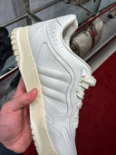 Sneakers Re-Web en cuir blanc cassé