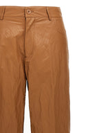 Pantalon Cuir Marron