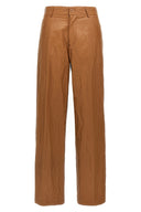 Pantalon Cuir Marron