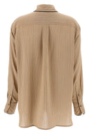 Chemise Soie Marron