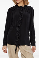 Chemise Soie Noir