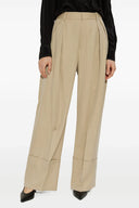 Pantalon Laine Beige