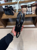 Sac bandoulière New Hampshire à carreaux beige et noir