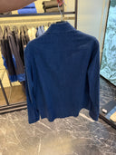 Surchemise zippée bleu marine