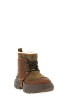 Chaussures Shearling Marron