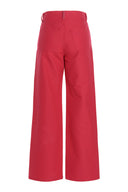 Pantalon Cuir Fuchsia