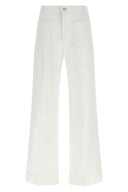 Pantalon Cuir Blanc
