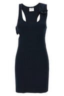 Robe côtelée à double boucle années 90