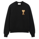 Sweatshirt Noir Ami de Coeur 3D en Coton