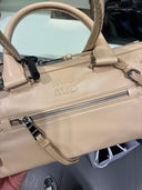 Sac bowling en cuir beige sable