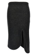 Jupe Laine Gris