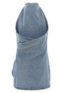 Robe Coton Bleu Clair