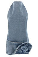 Robe Coton Bleu Clair